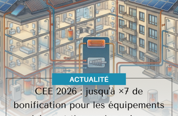 CEE 2026 : jusqu'à ×7 de bonification CEE 2026 : jusqu'à ×7 de bonification